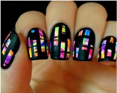 新年美甲图片2017