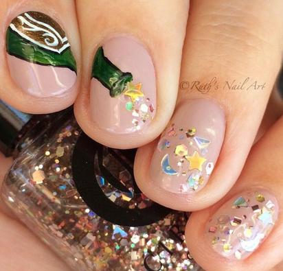 新年美甲图片2017