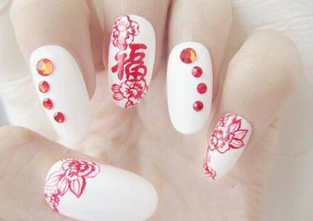 新年美甲图片2017 新年美甲图片2017