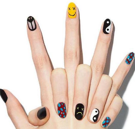 韩式新色调美甲