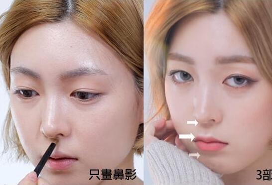 如何画鼻影？3个修容位置打造精致翘鼻