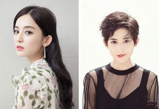 还是长发显脸瘦 古力娜扎脸变圆所以留回长发