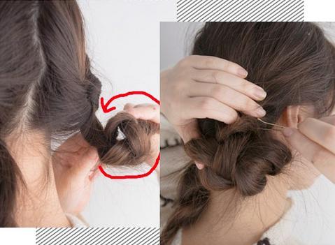 长发怎样戴帽子好看 学会这款发型戴毛线帽超美