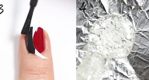 diy简单美甲教程 大红色美甲新的一年就要红 diy简单美甲教程 大红色美甲新的一年就要红