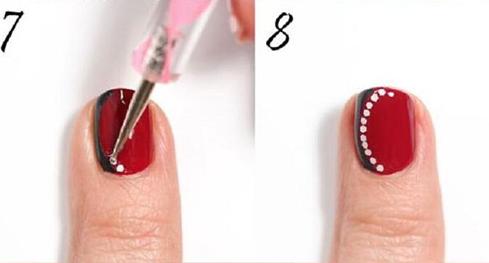 diy简单美甲教程 大红色美甲新的一年就要红 diy简单美甲教程 大红色美甲新的一年就要红