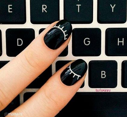 简单好看的美甲图片