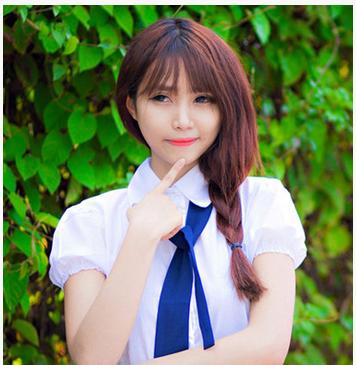 女生头发编发造型图片