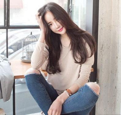 内扣发型图片中长发