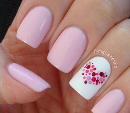 情人节时尚美甲 甜美美甲为浪漫爱情升温