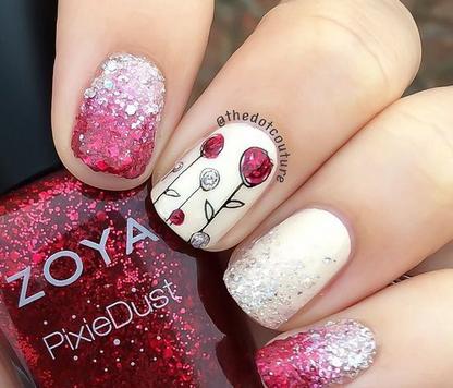 情人节时尚美甲 甜美美甲为浪漫爱情升温