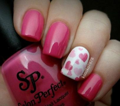 情人节时尚美甲 甜美美甲为浪漫爱情升温