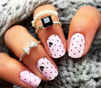 情人节时尚美甲 甜美美甲为浪漫爱情升温