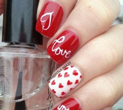 情人节时尚美甲 甜美美甲为浪漫爱情升温