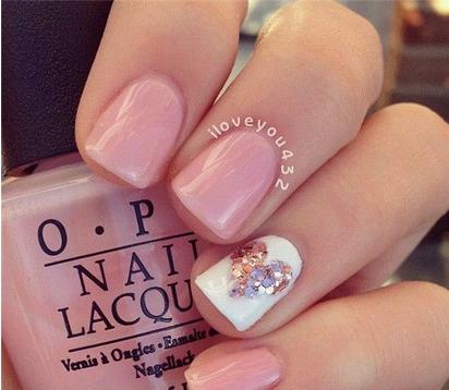 情人节时尚美甲 甜美美甲为浪漫爱情升温