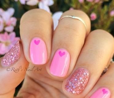 情人节时尚美甲 甜美美甲为浪漫爱情升温