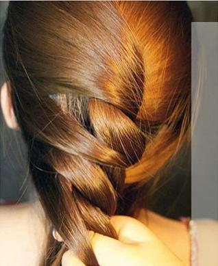 韩式发型扎法中长发