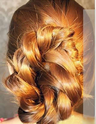 韩式发型扎法中长发