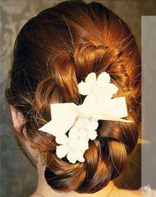 韩式发型扎法中长发