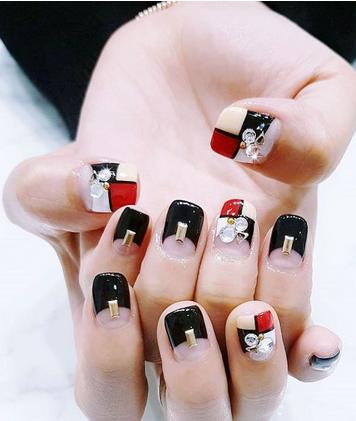 2017最新款美甲图案