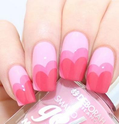 美甲2017新款图片红色：情人节就靠这抹“幸福红”招桃花！