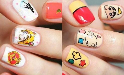 2017新款春季美甲图片 简约清新的美甲和春天更搭哦