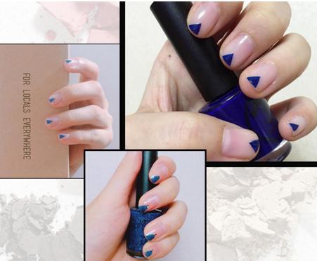 简单几何图形美甲图片 简单几何图形美甲图片