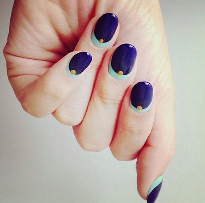 美甲图片2017新款式 浪漫情人节靠这款美甲斩男神