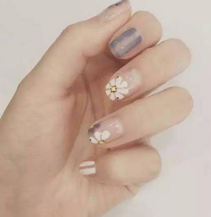 小清新美甲图片韩版