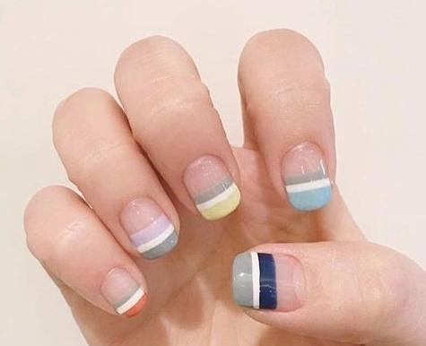 小清新美甲图片韩版