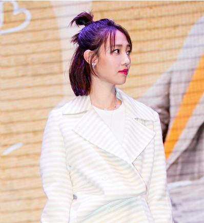 今年流行的丸子头图片