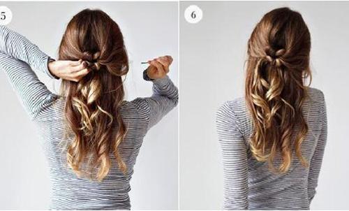 最简单半扎发教程图解