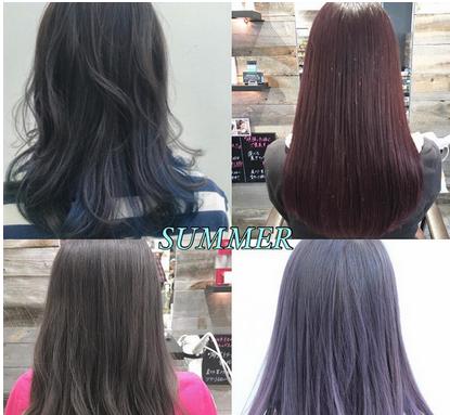 2017最新头发染发颜色