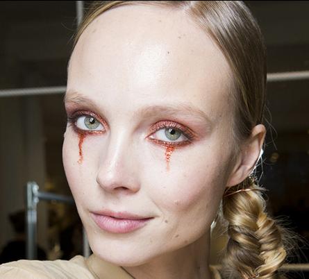 2017年秋冬纽约时装周 眼线新画法惊艳全世界