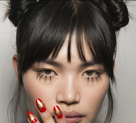 2017年秋冬纽约时装周 眼线新画法惊艳全世界