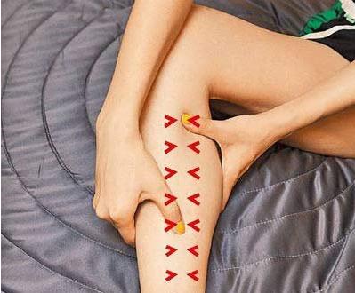 按摩瘦腿的最快方法