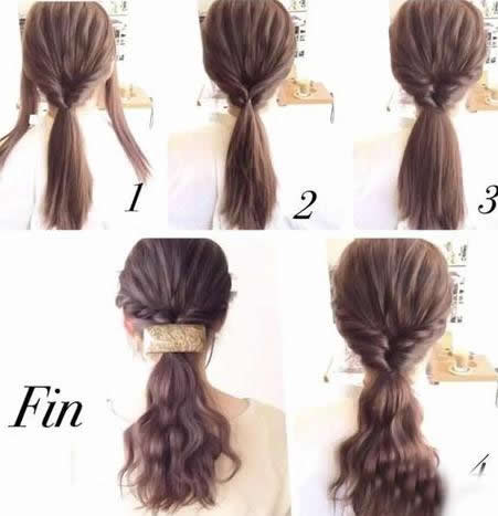 怎样扎头发好看图解