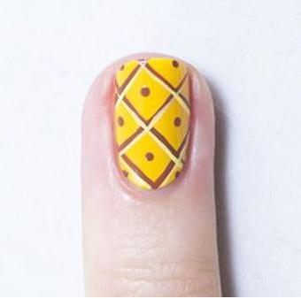 水果美甲图片教程