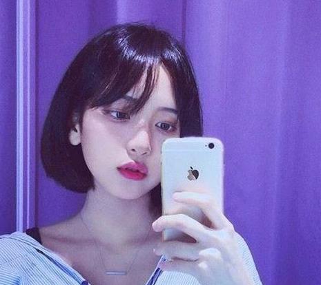 2017韩国空气刘海发型短发