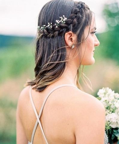 新娘发型图片2017款