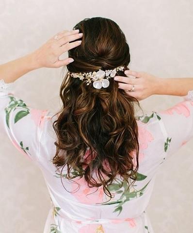 新娘发型图片2017款