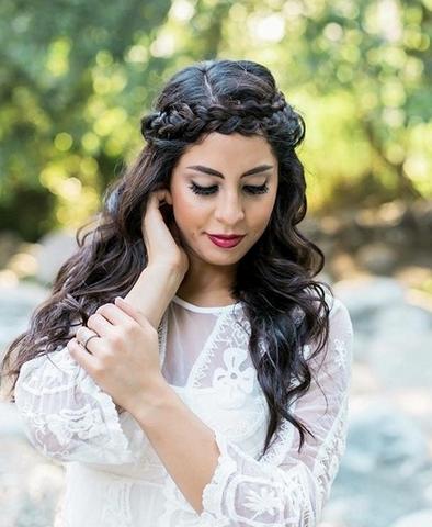 新娘发型图片2017款