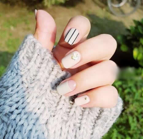 小胖手适合的美甲图片