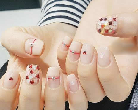 小胖手适合的美甲图片