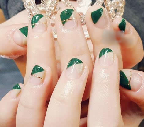 小胖手适合的美甲图片