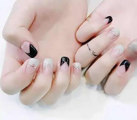 小胖手适合的美甲图片