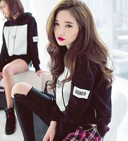 没有刘海的好看发型