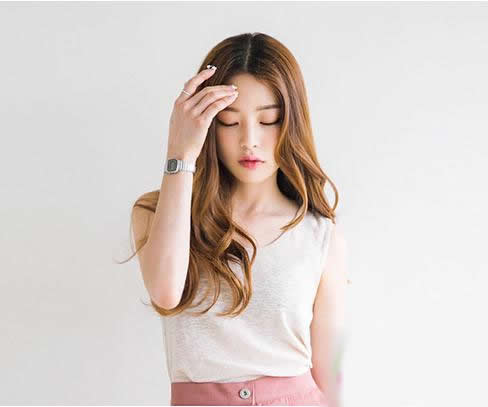 中长卷发发型图片2017