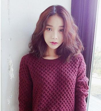 水波纹发型图片中长发 水波纹发型图片中长发