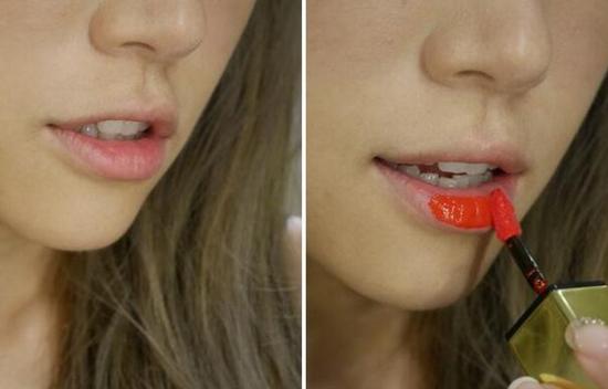 光疗唇的画法步骤