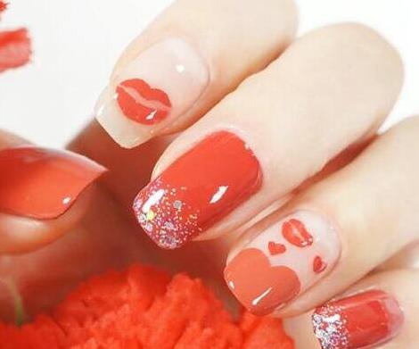 唇印美甲教程及步骤图解